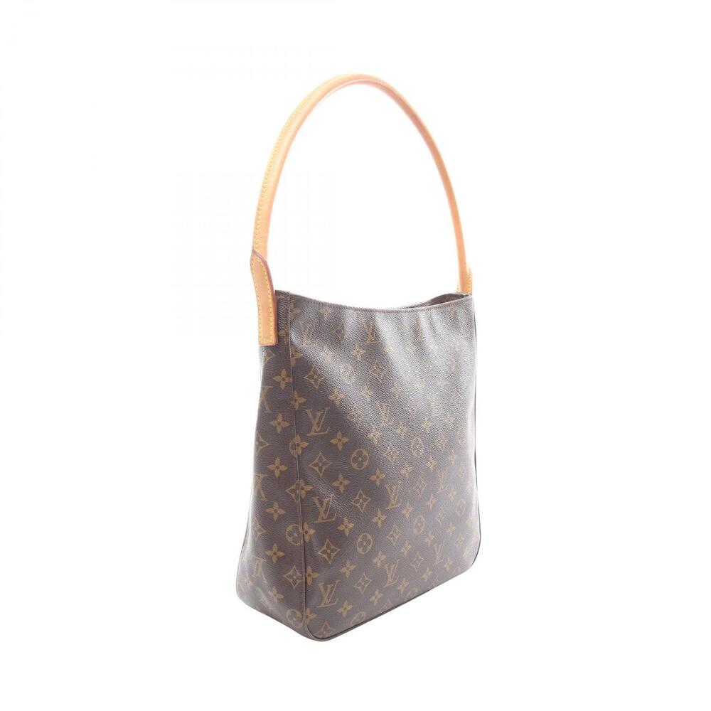 Louis Vuitton Looping Shoulder Bag Canvas Leather Monogram Brown - Picture 2 of 9